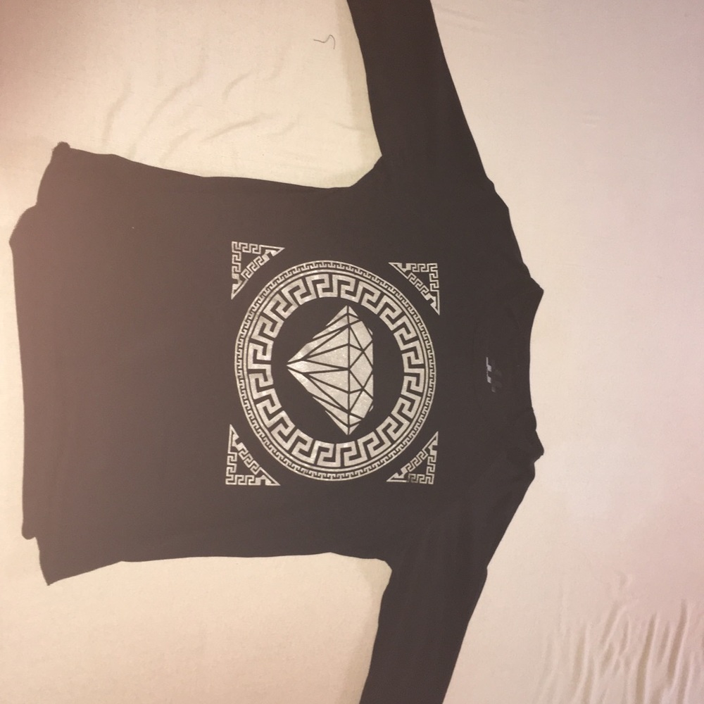 Diamond baseball tee